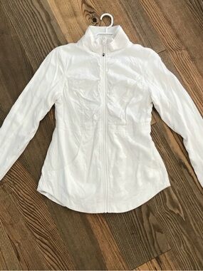 Lululemon Inner Peace Jacket Reversible white sz 6